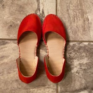 Gaps EUC size 8 espadrilles red